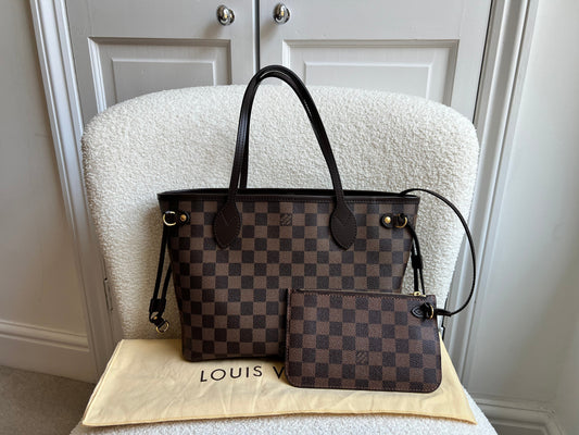 Louis Vuitton Neverfull PM Damier Ebene (RRP £1380)