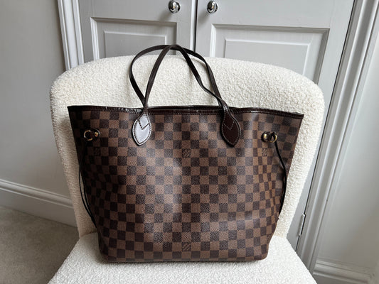 Louis Vuitton Neverfull MM Damier Ebene Cherry Interior (RRP £1,450)