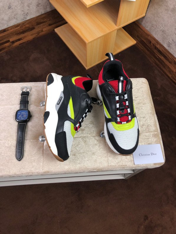Christian Dior B22 Yellow Red Sneaker