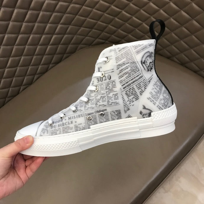 Christian Dior B23 Newspaper HIGH-TOP SNEAKER