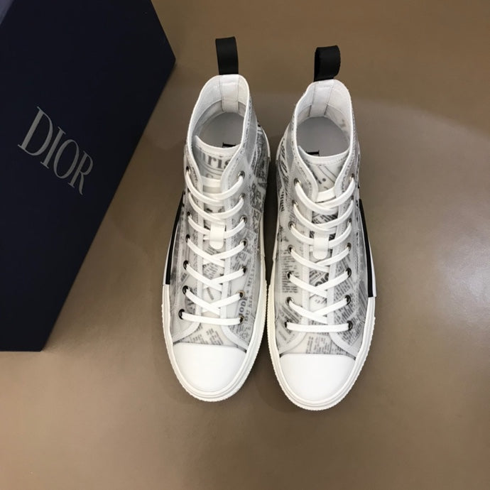 Christian Dior B23 Newspaper HIGH-TOP SNEAKER