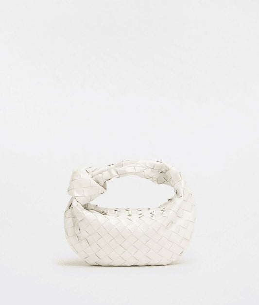 White Mini Jodie Leather Bag Leather Mini Bag for Women