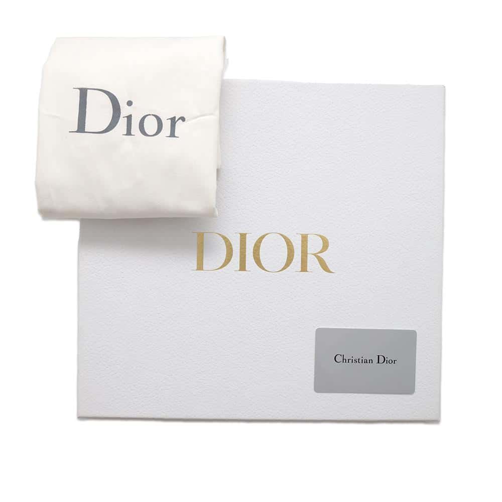 Dior Oblique Saddlebag Navy/Beige M0446 Canvas Leather