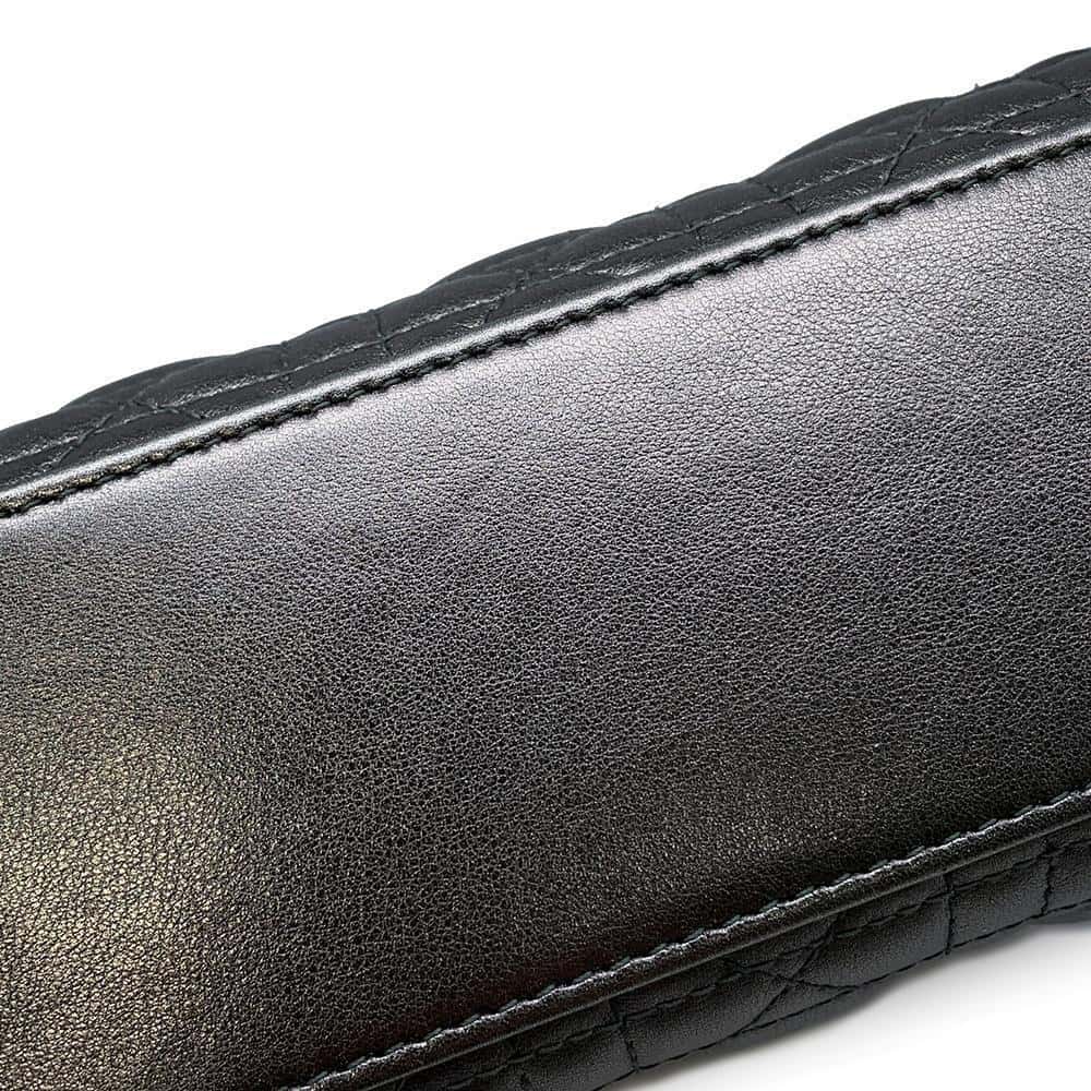 Dior Lady Dior MyABCDior GunMetalicM0538OWEC Leather Size Small