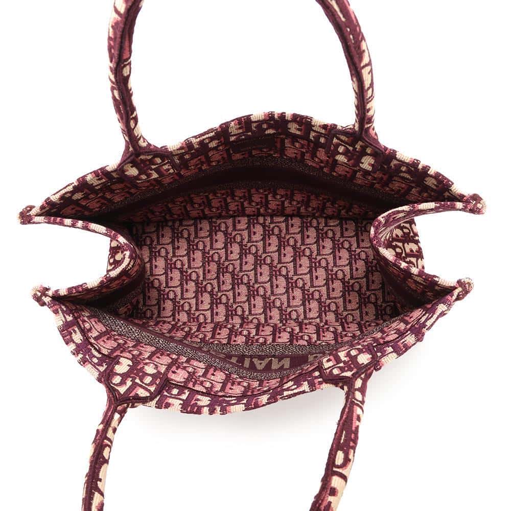 Dior Book tote BordeauxM1296ZRIW Canvas Size Medium