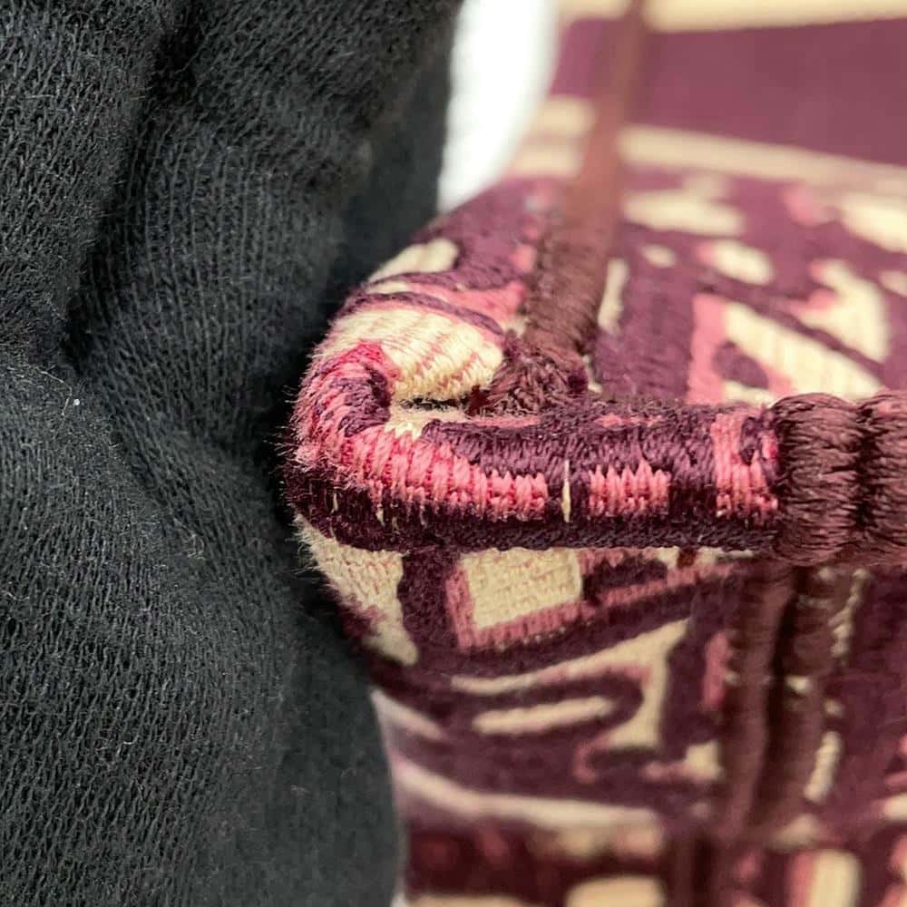 Dior Book tote BordeauxM1296ZRIW Canvas Size Medium