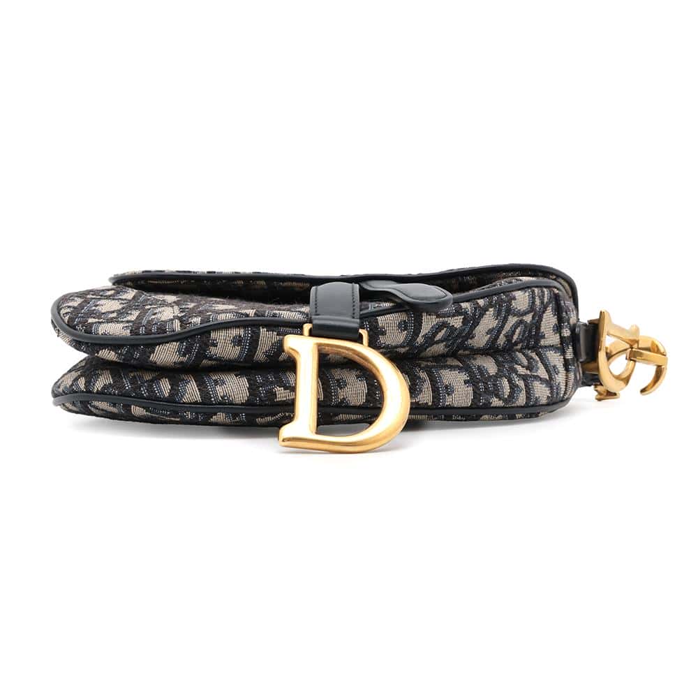 Dior Oblique Saddlebag NavyM0447CTZQ_M928 Canvas Size Mini