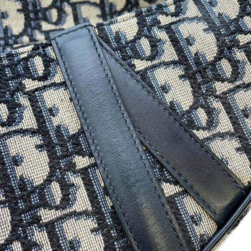 Dior Oblique Saddlebag NavyM0447CTZQ_M928 Canvas Size Mini