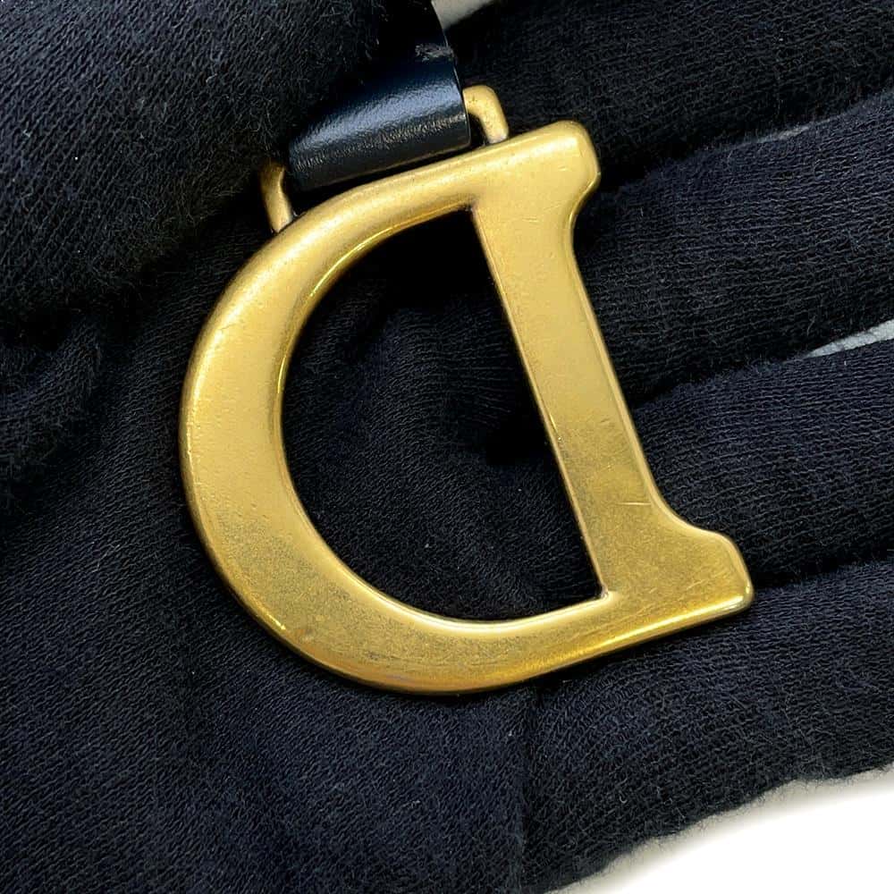 Dior Oblique Saddlebag NavyM0447CTZQ_M928 Canvas Size Mini