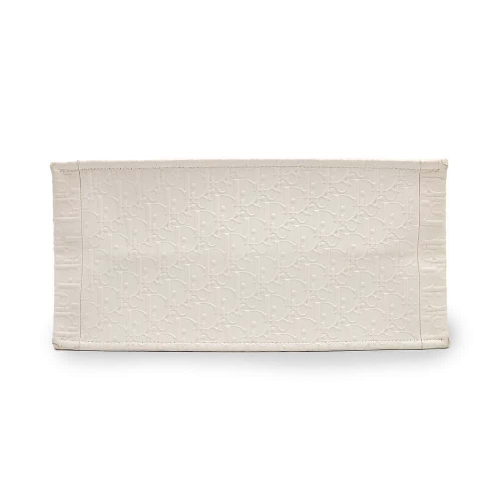 Dior Book tote White Leather Size Medium
