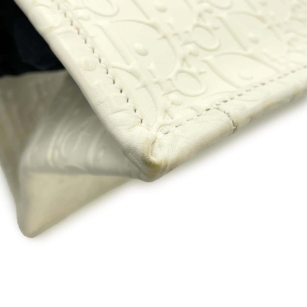 Dior Book tote White Leather Size Medium