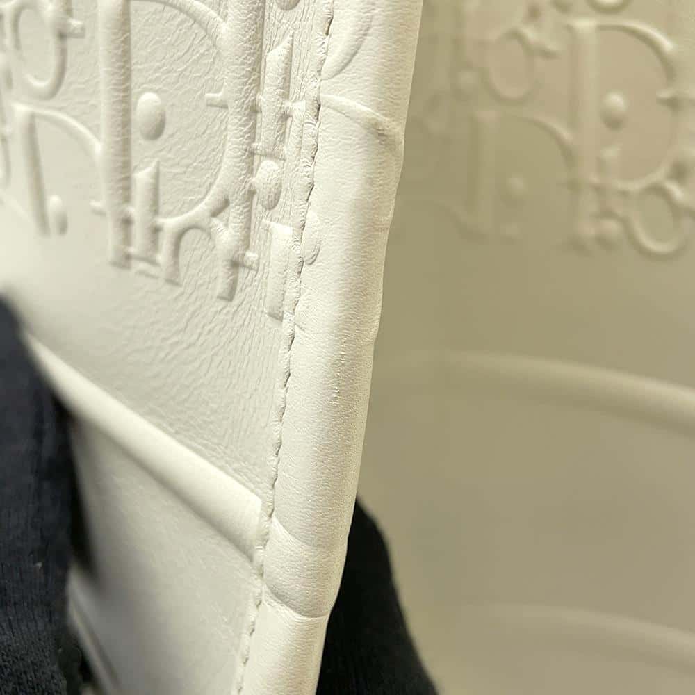 Dior Book tote White Leather Size Medium