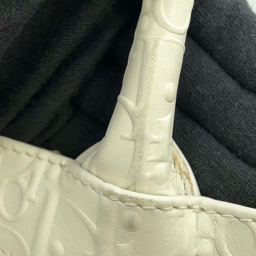 Dior Book tote White Leather Size Medium