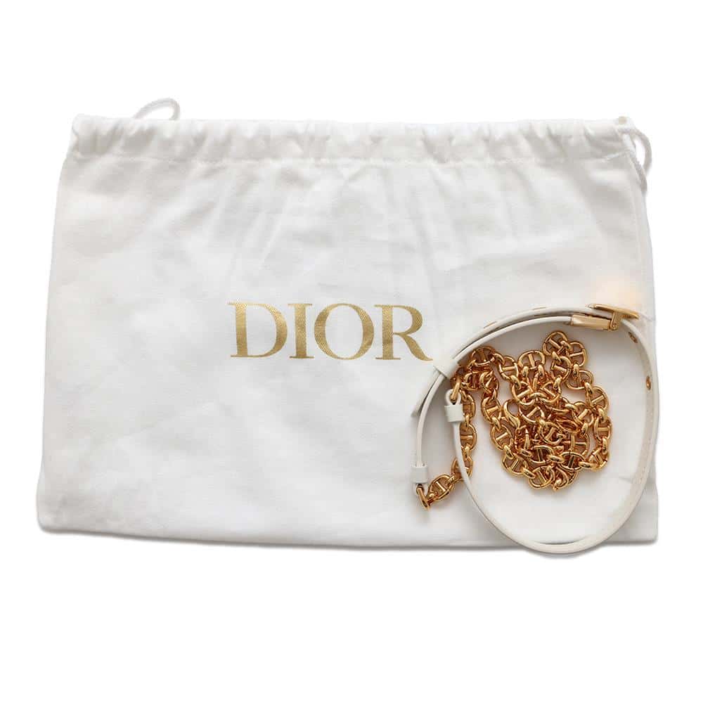 Dior Box Bag Caro WhiteS5140UNGX_M900 Calf Leather