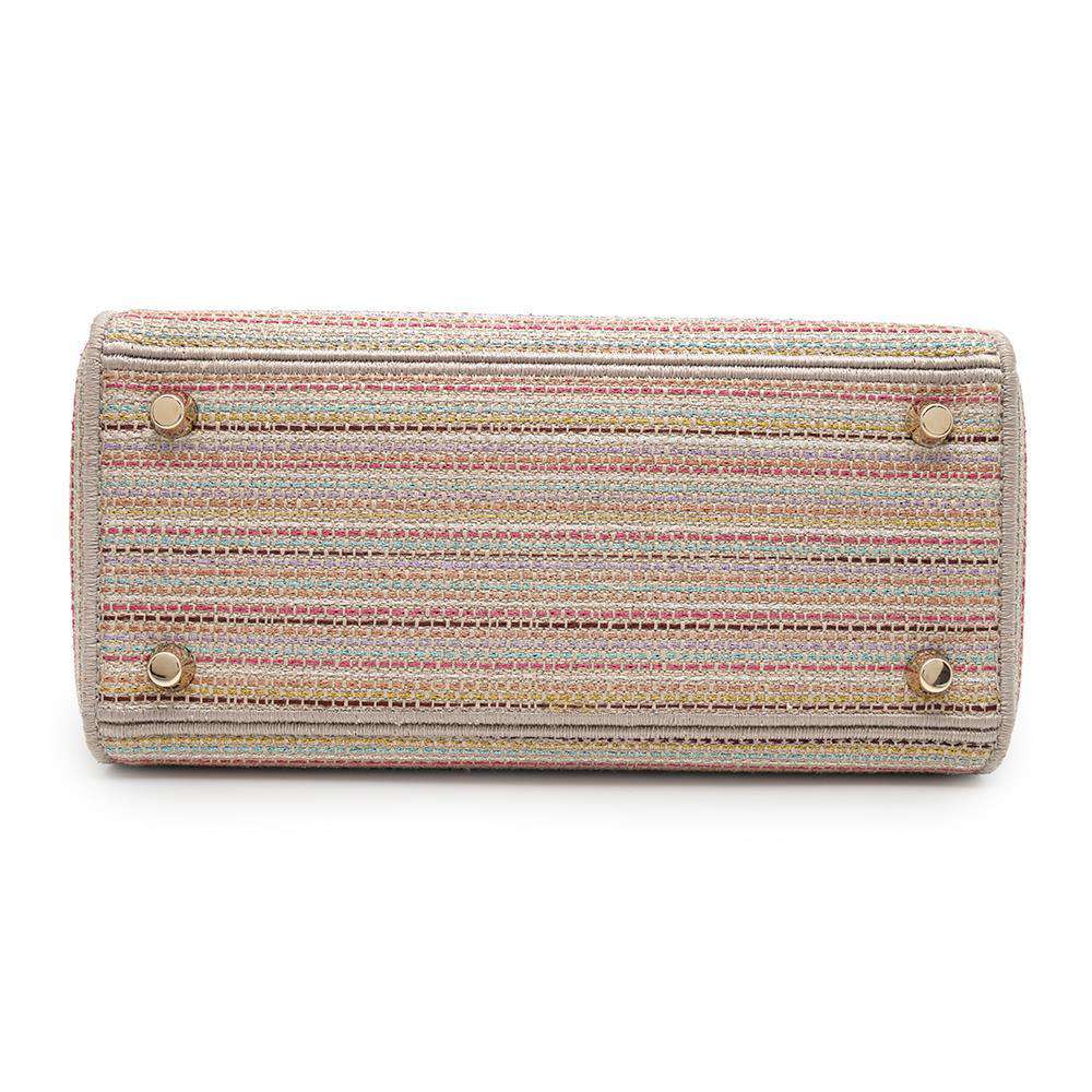 Dior Lady Delight Beige/Multicolor Canvas Size Medium