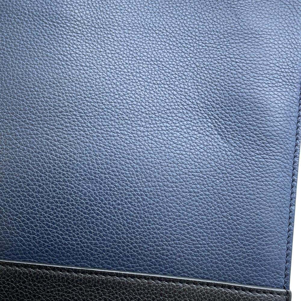 Dior Dior Homme Clutch Bag Navy/Black Leather