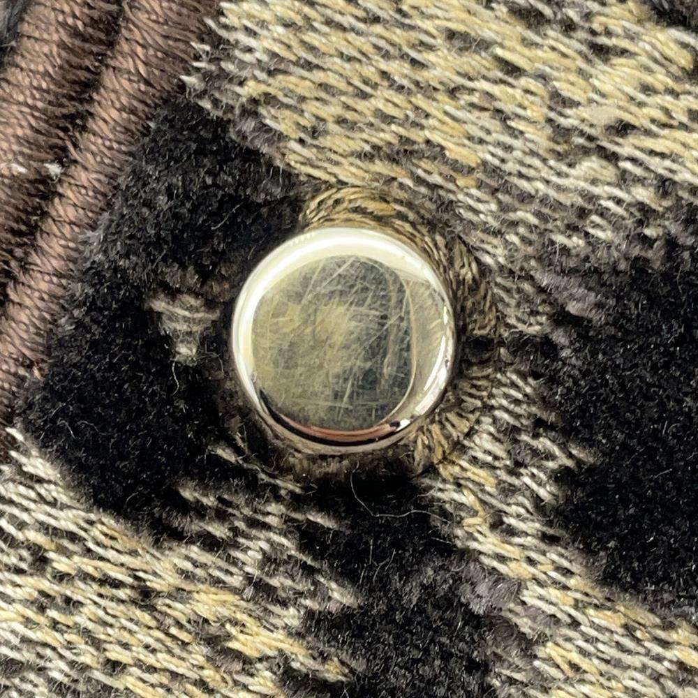 Dior Lady Dee Light Leopard Brown/Yellow/Red Velour Size Medium