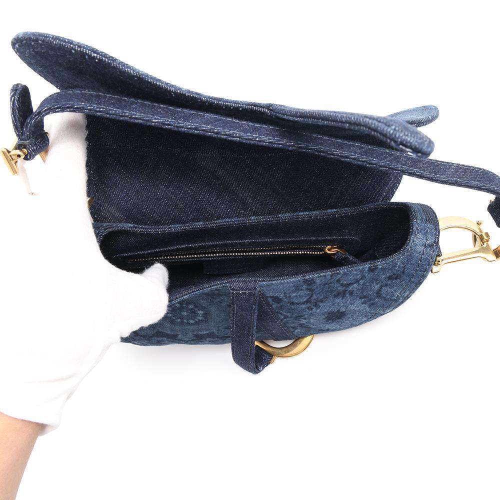 Dior Saddle bag Navy Denim