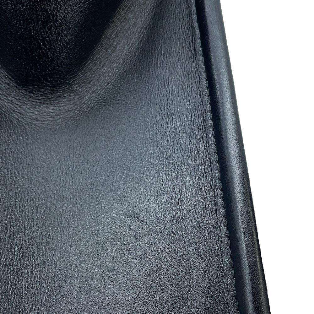 Dior ArchiCannage Essential ChainTote Bag Black Leather Size Small