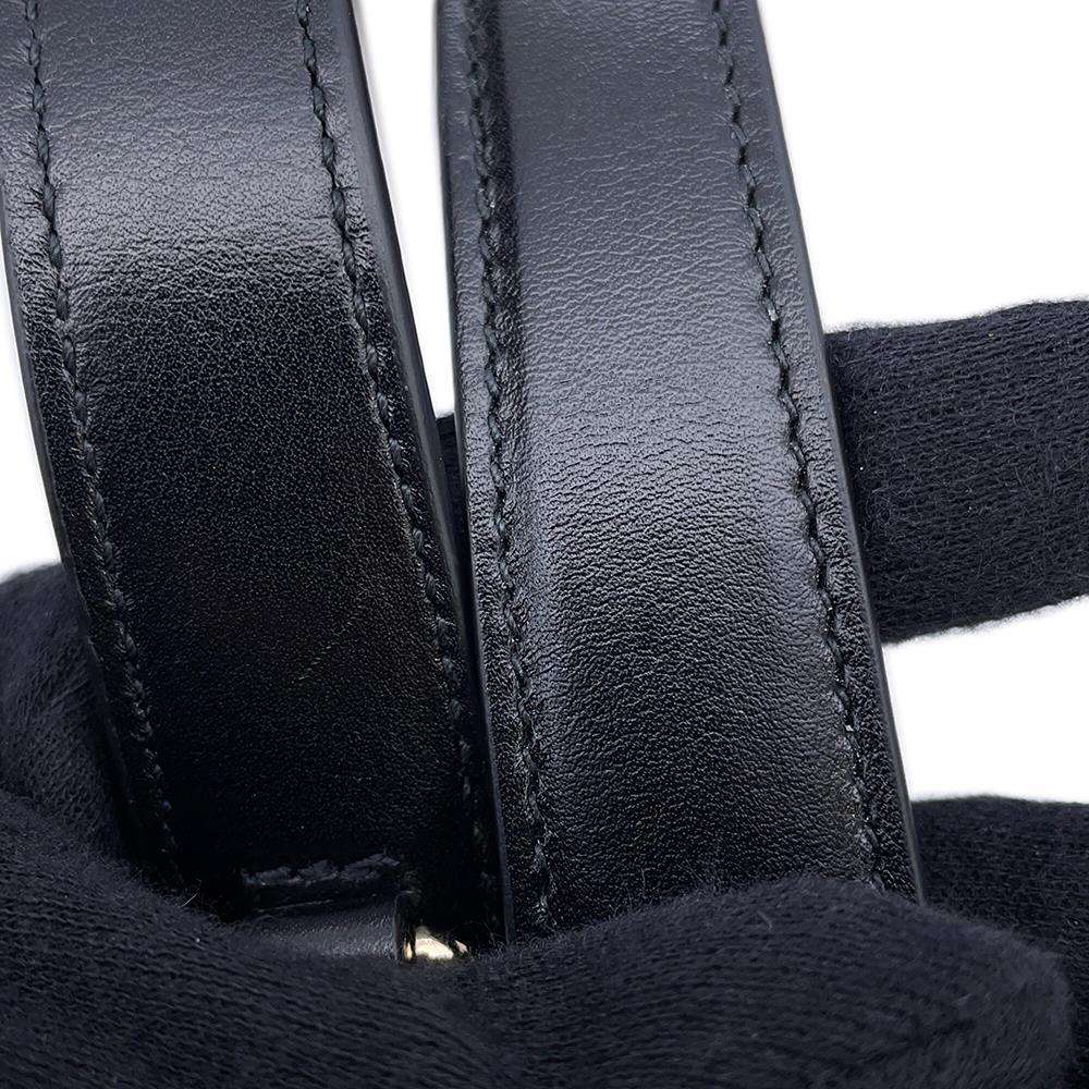 Dior ArchiCannage Essential ChainTote Bag Black Leather Size Small