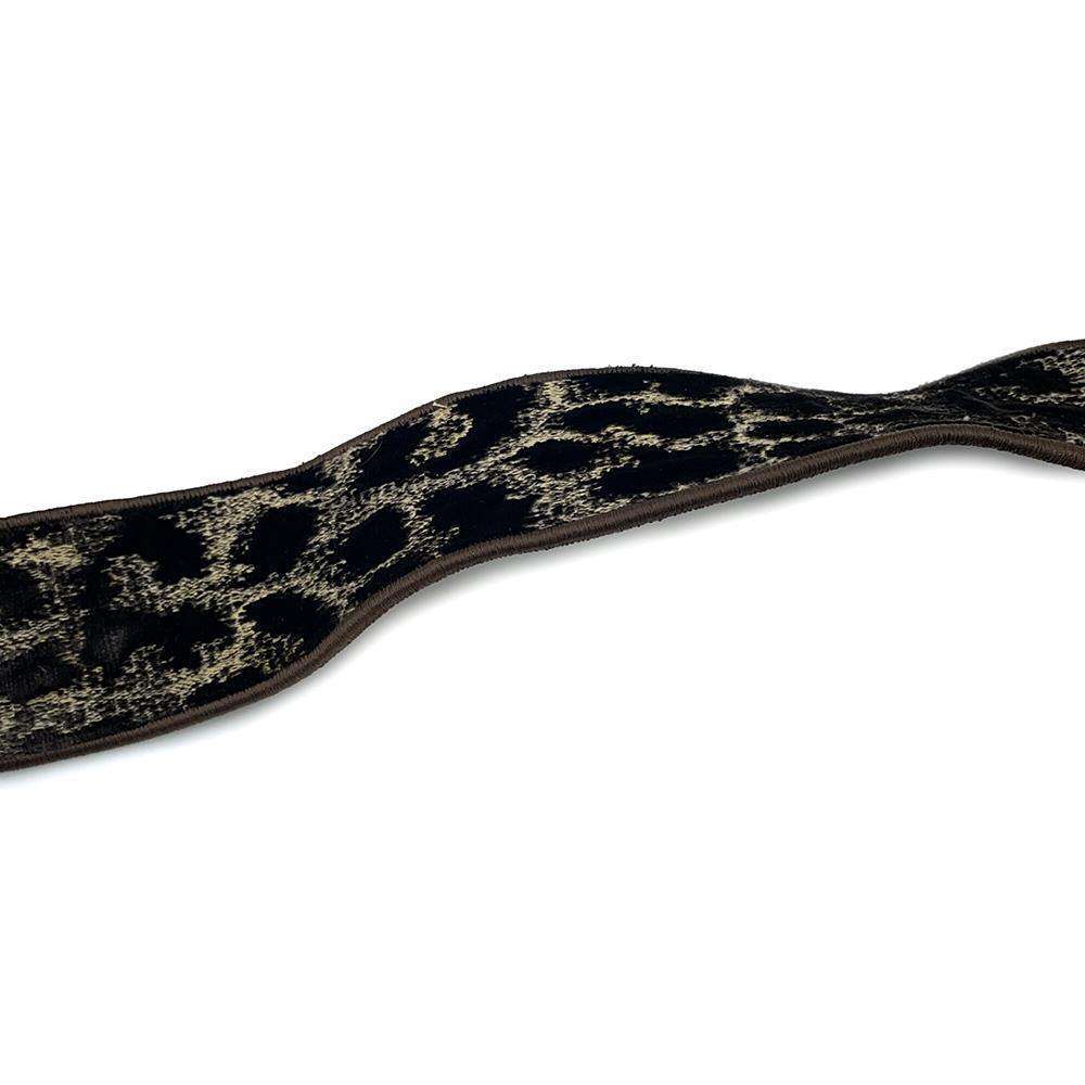 Dior Lady Dee Light Leopard Brown/Red/Yellow Velour Size Medium