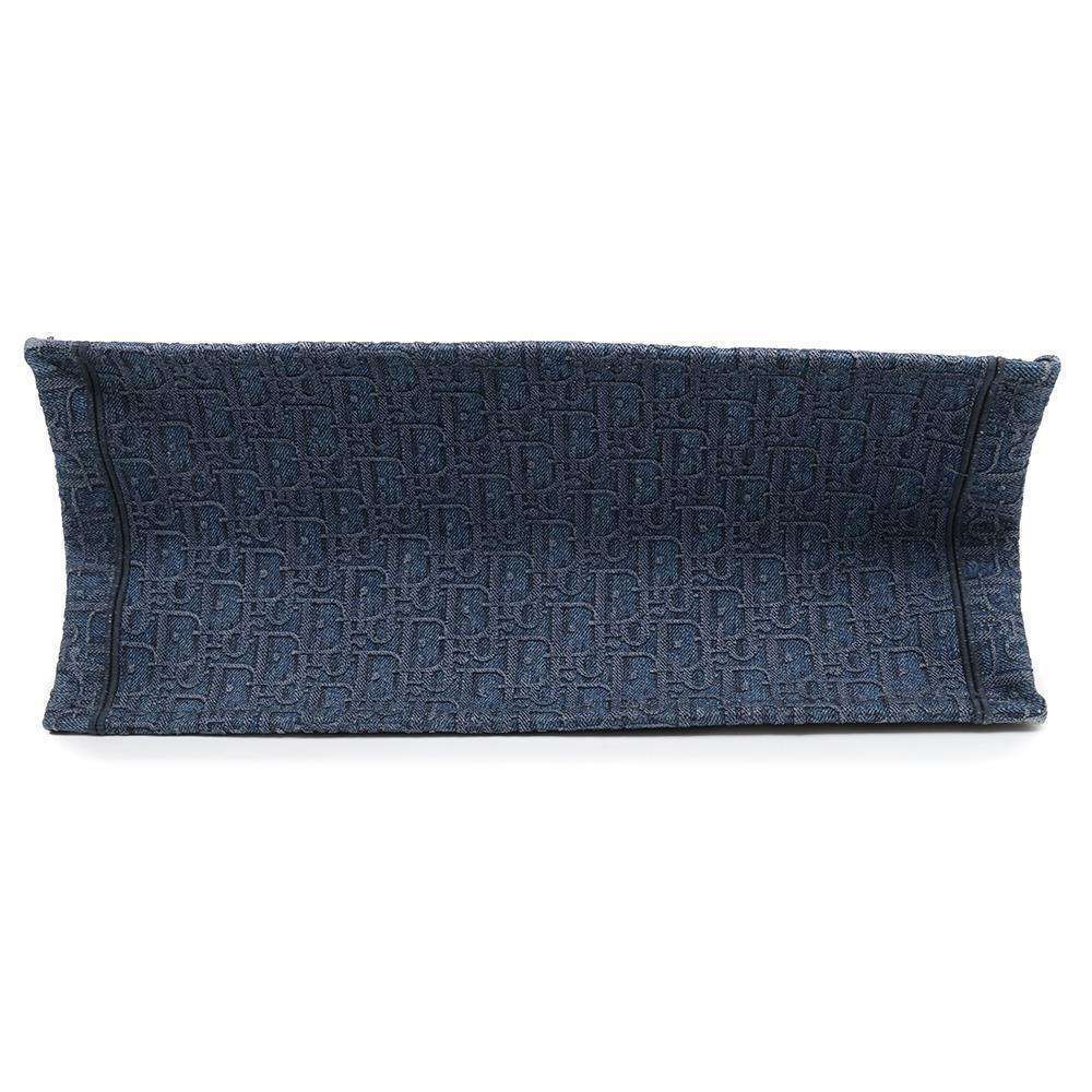 Dior Book tote NavyM1286ZWAL Denim Size Large