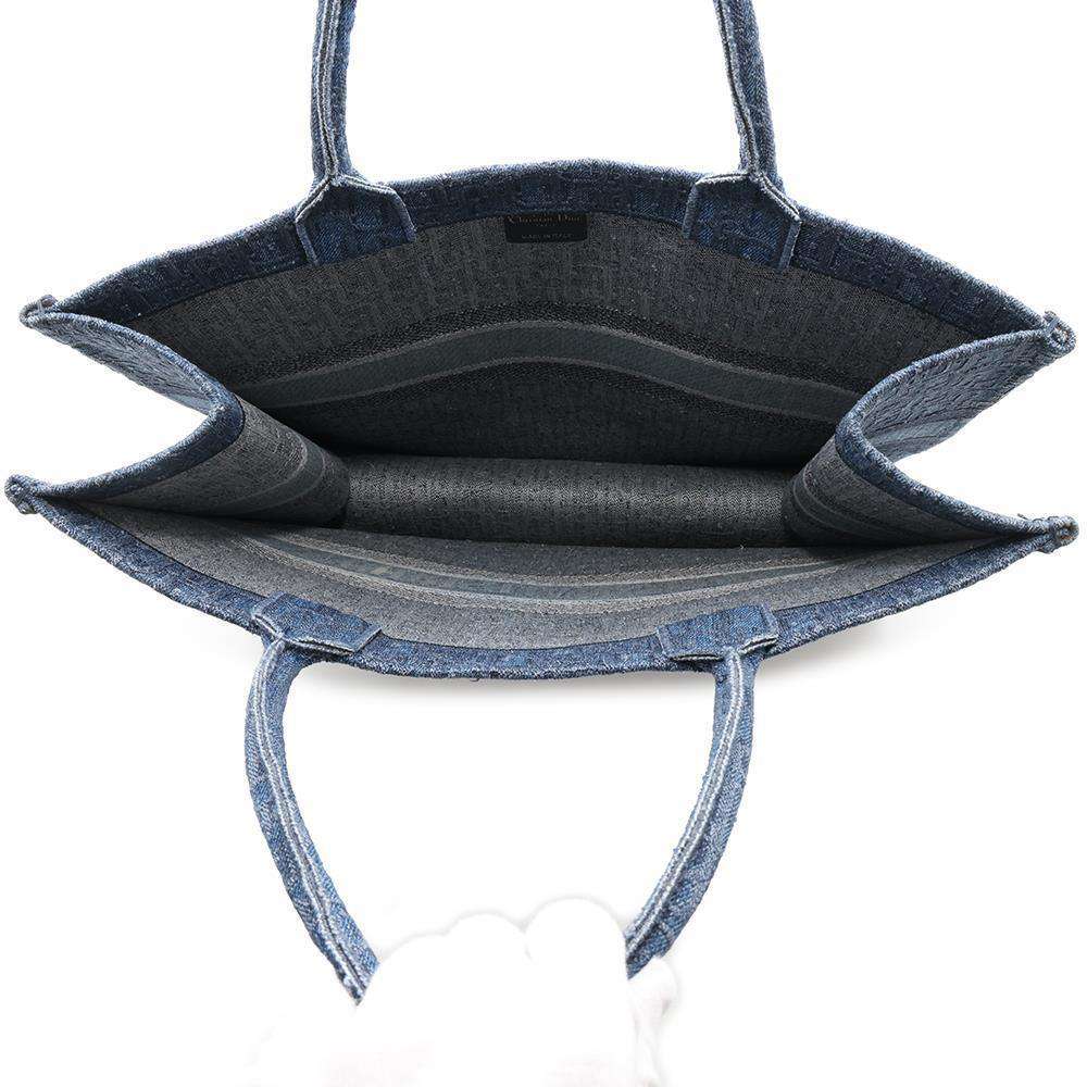 Dior Book tote NavyM1286ZWAL Denim Size Large