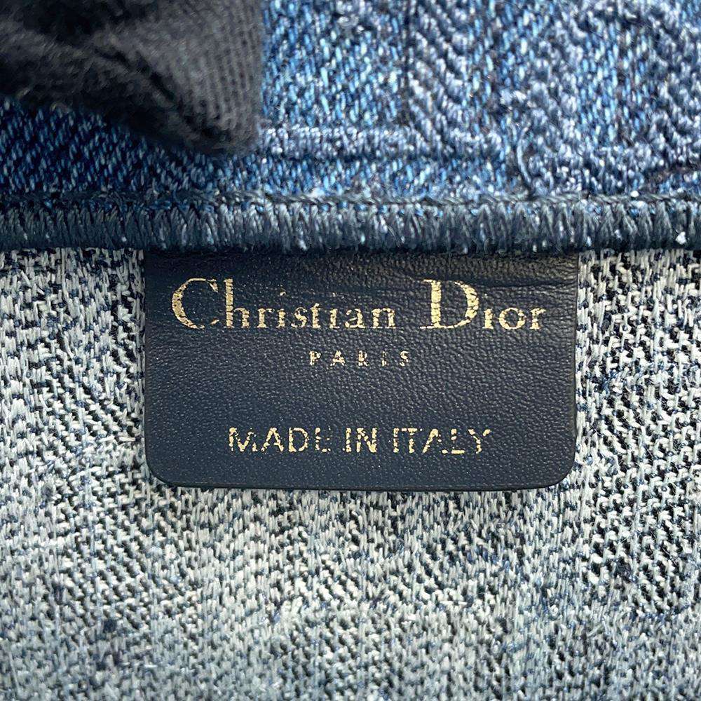 Dior Book tote NavyM1286ZWAL Denim Size Large