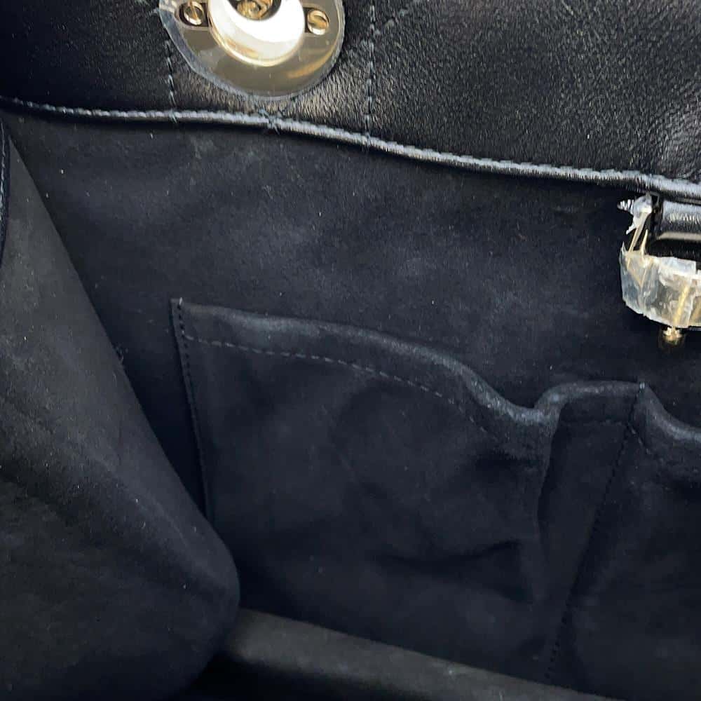 Dior Tote Bag Essential Archi Cannage BlackM8721OZVJ Leather