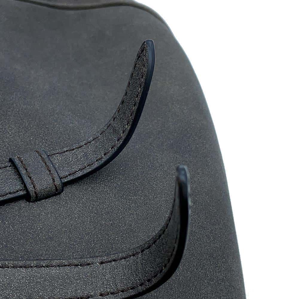 Dior Saddle 2WAY Shoulder Bag Gray Mouton Leather