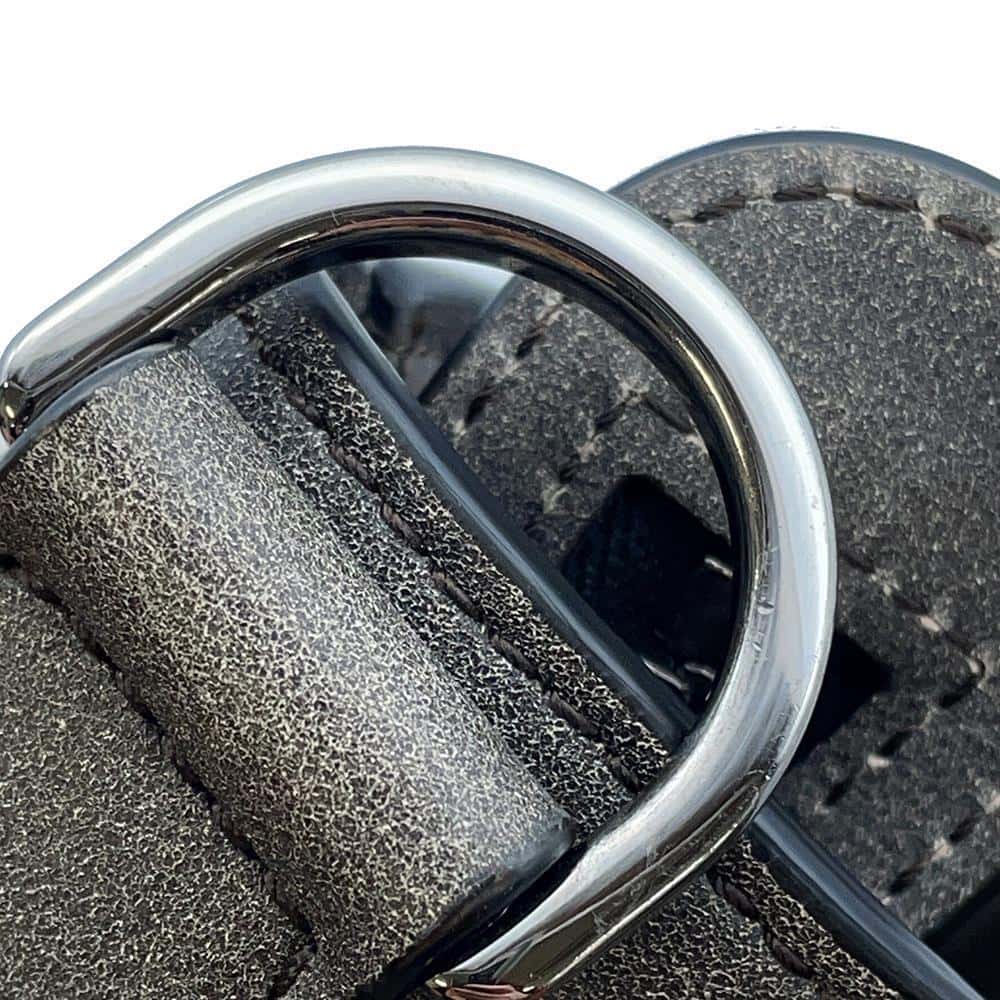 Dior Saddle 2WAY Shoulder Bag Gray Mouton Leather