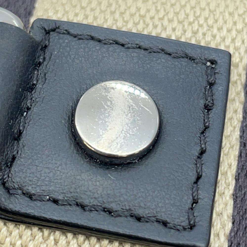 Dior Embroidery Shoulder Bag Brown Canvas