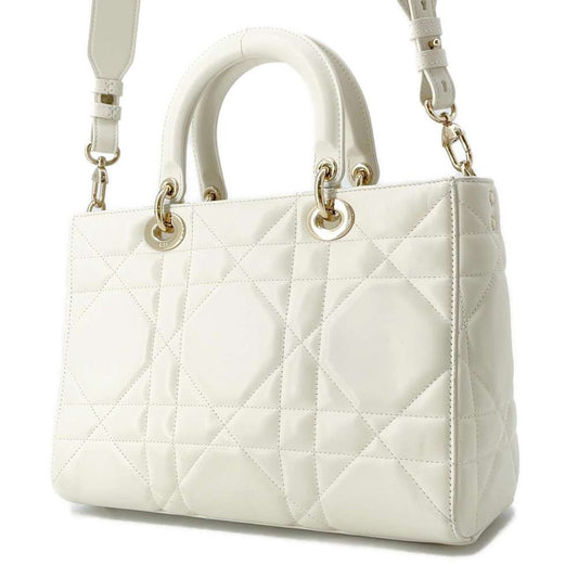 Dior Lady D-sire 2wayBag WhiteM1151OHOW_M030 Leather
