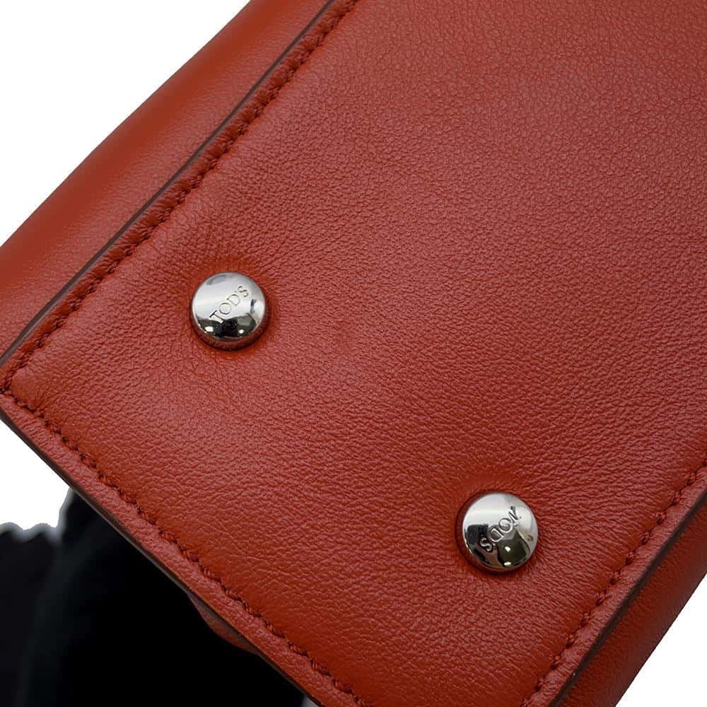 TOD’S Holly 2WAY Handbag OrangeXBWAONA0100RORG809 Leather Size Mini
