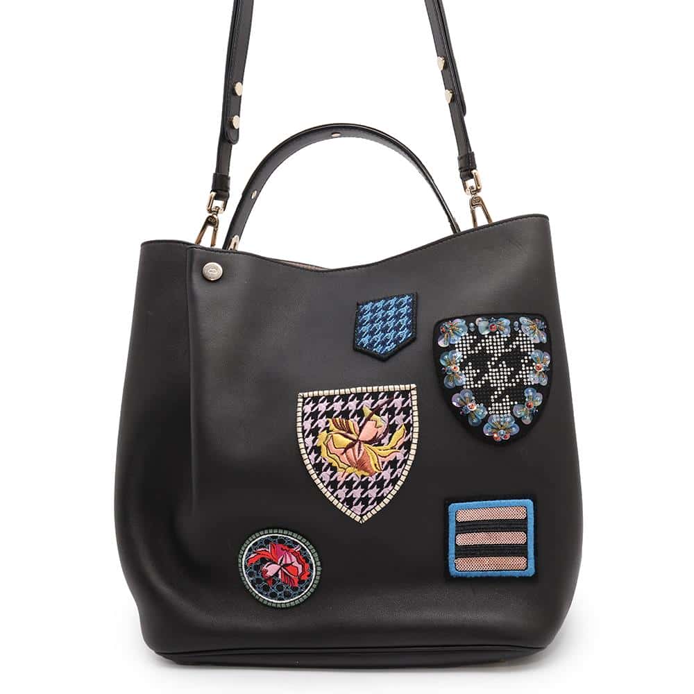 Dior 2wayBag Black Leather