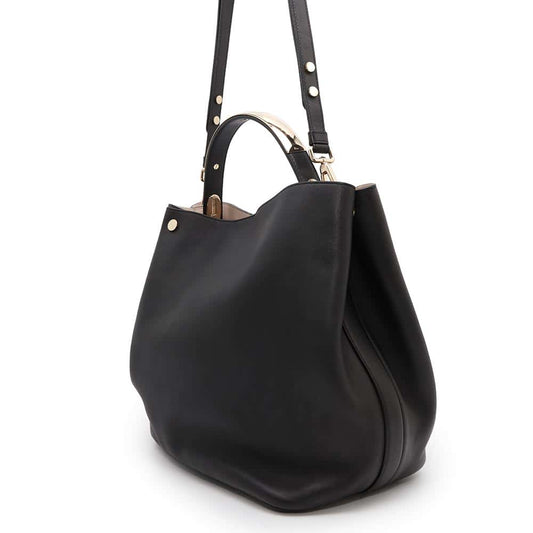 Dior 2wayBag Black Leather