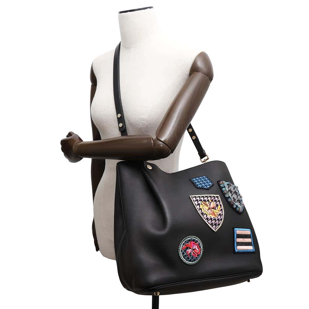 Dior 2wayBag Black Leather