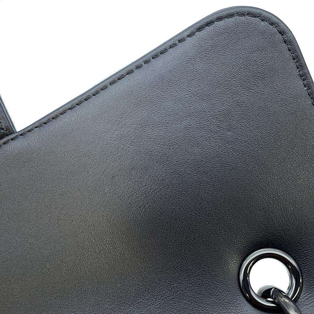 CHANEL Matelasse Flap Bag BlackAS4051 Shiny Calf Leather Size 27