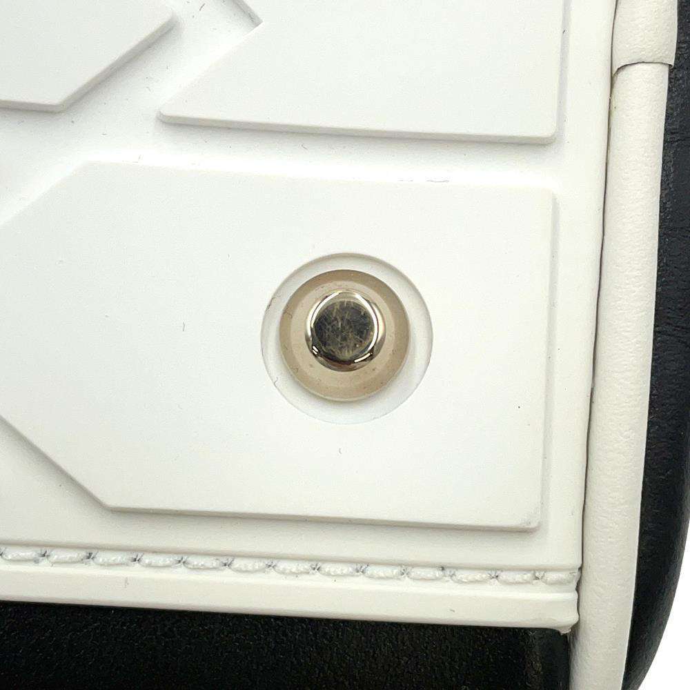 Dior Vibe Classic Bowling Bag 2wayBag Black/WhiteM620900BR Calf Leather Rubber Size Small