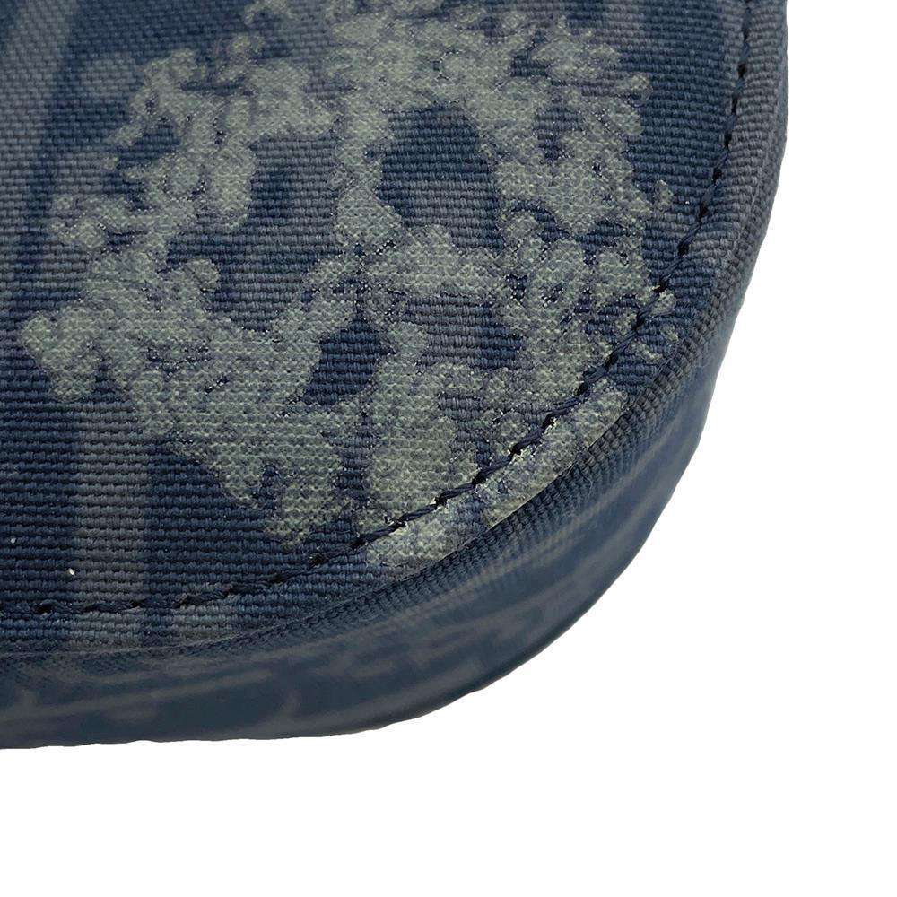 Dior Oblique Saddle Shoulder Bag Tears Collection Navy2ADCA435DDO CottonDenim Leather