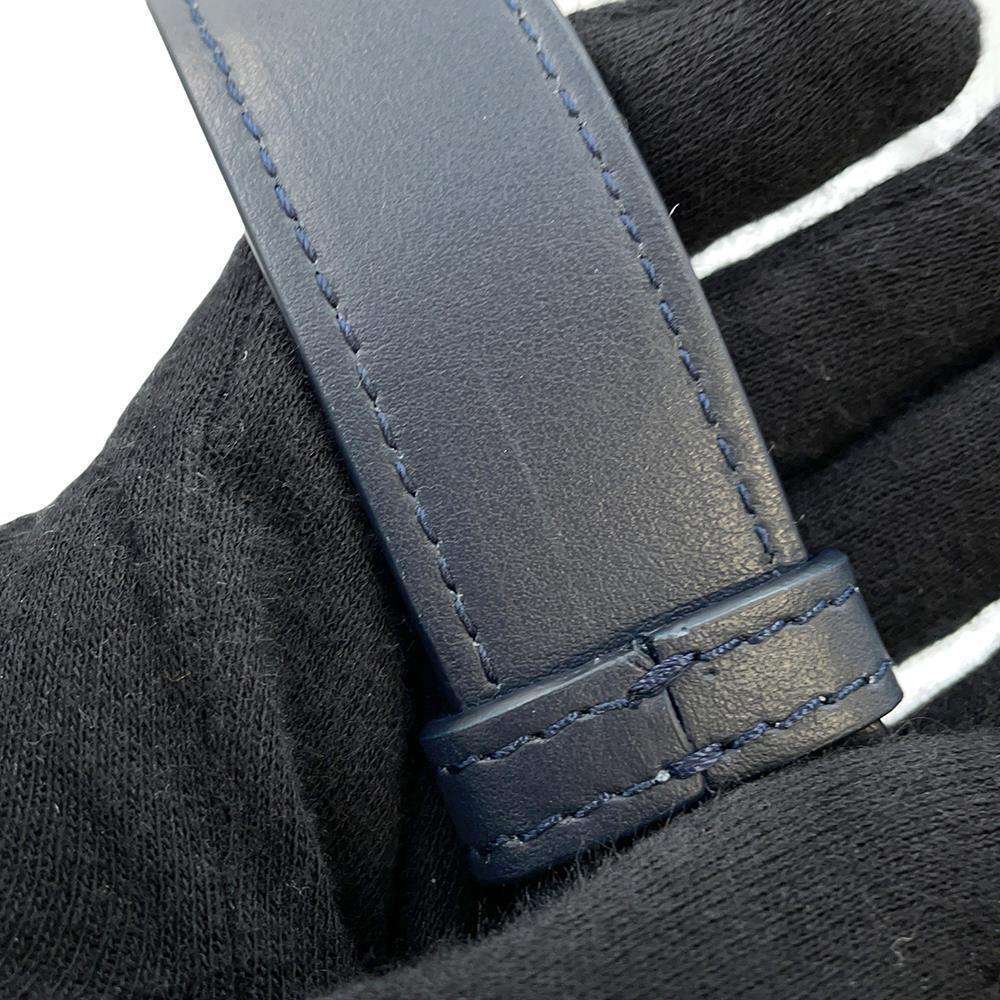 Dior Oblique Saddle Shoulder Bag Tears Collection Navy2ADCA435DDO CottonDenim Leather