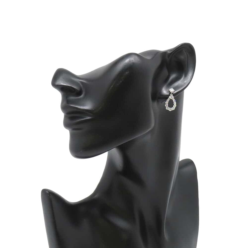 HARRY WINSTON Loop Earrings Size MediumEADPRDMDLP Pt950