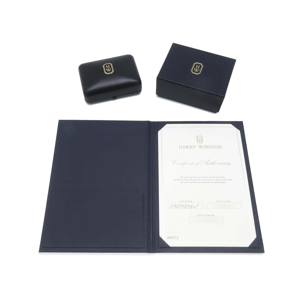 HARRY WINSTON Loop Earrings Size MediumEADPRDMDLP Pt950