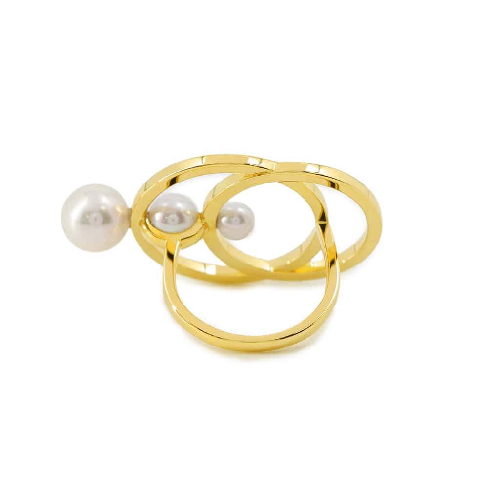 TASAKI Cosmic Ring Size #11R-4755-18KYG 18K Yellow Gold