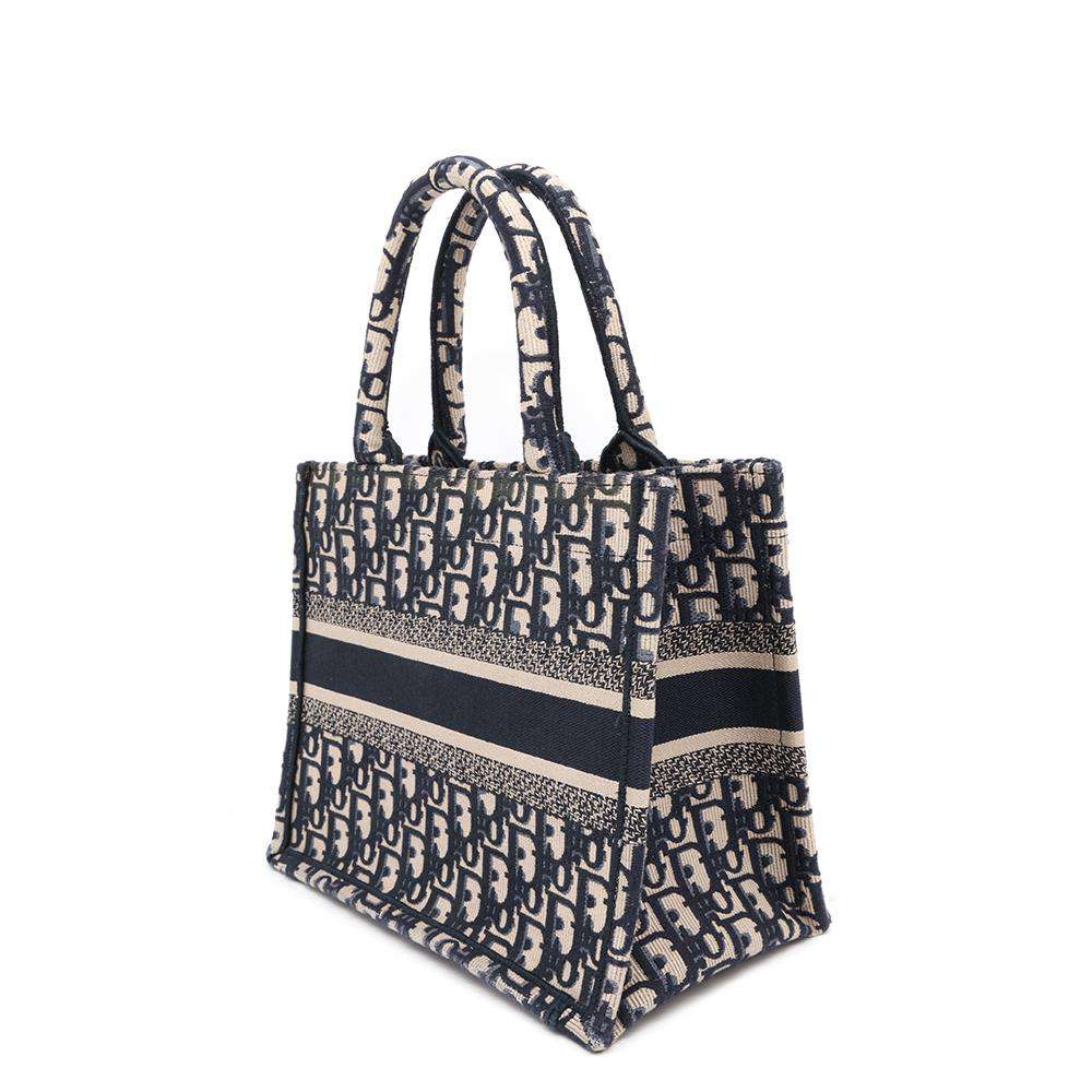 Dior Book tote NavyM1265ZRIW Canvas Size Small
