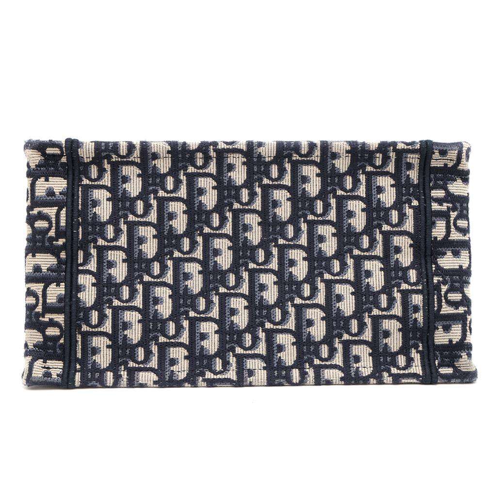 Dior Book tote NavyM1265ZRIW Canvas Size Small