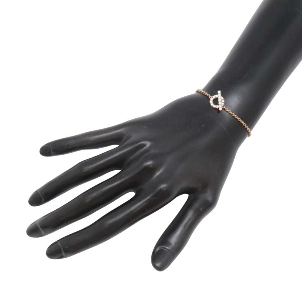 HERMES Bracelet《Finesse》 Size ST 18K Pink Gold
