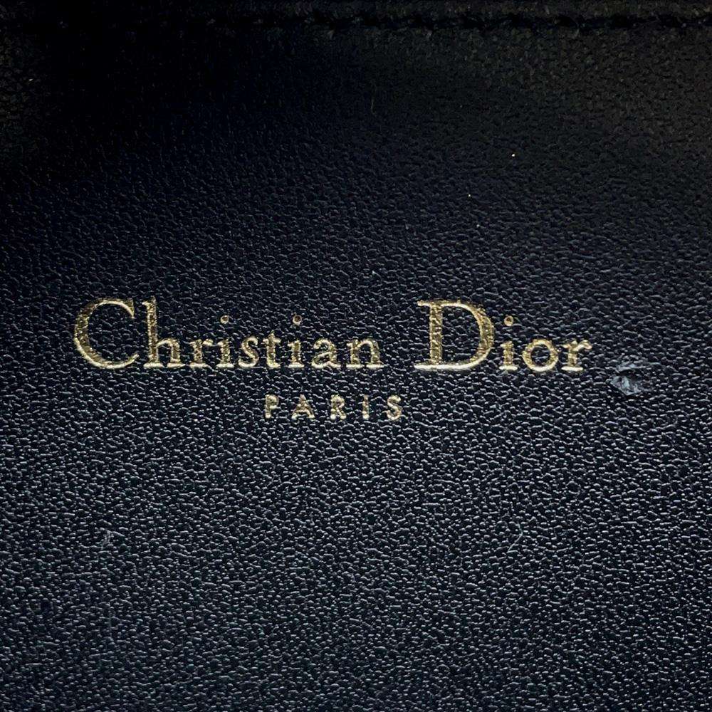 Dior Oval Camera Bag Houndstooth Black/WhiteS2201UZMF M911 Leather Cotton