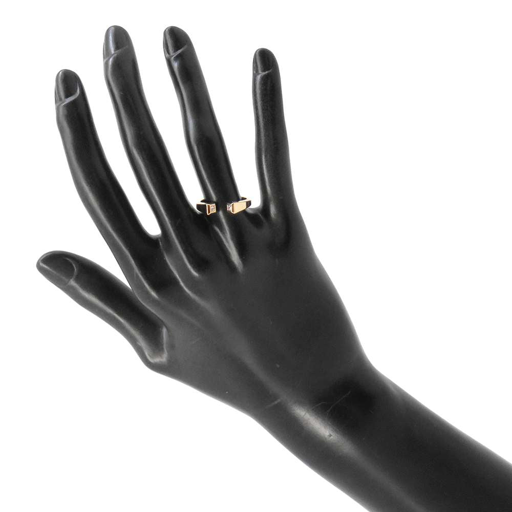 HERMES Clos de Forge Ring Size PM/52/#12 18K Pink Gold