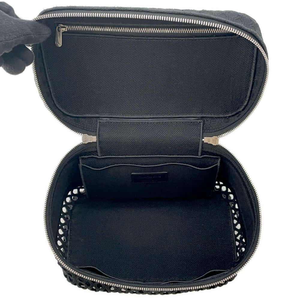 Dior DiorTravel Vanity Bag BlackS5480VWRA Canvas